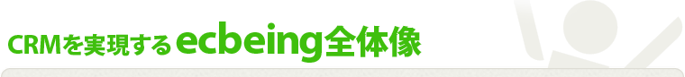 CRMを実現するecbeing全体像